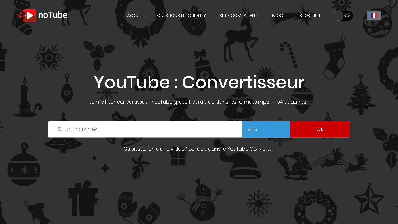 Capture d'écran de http://notube.io
